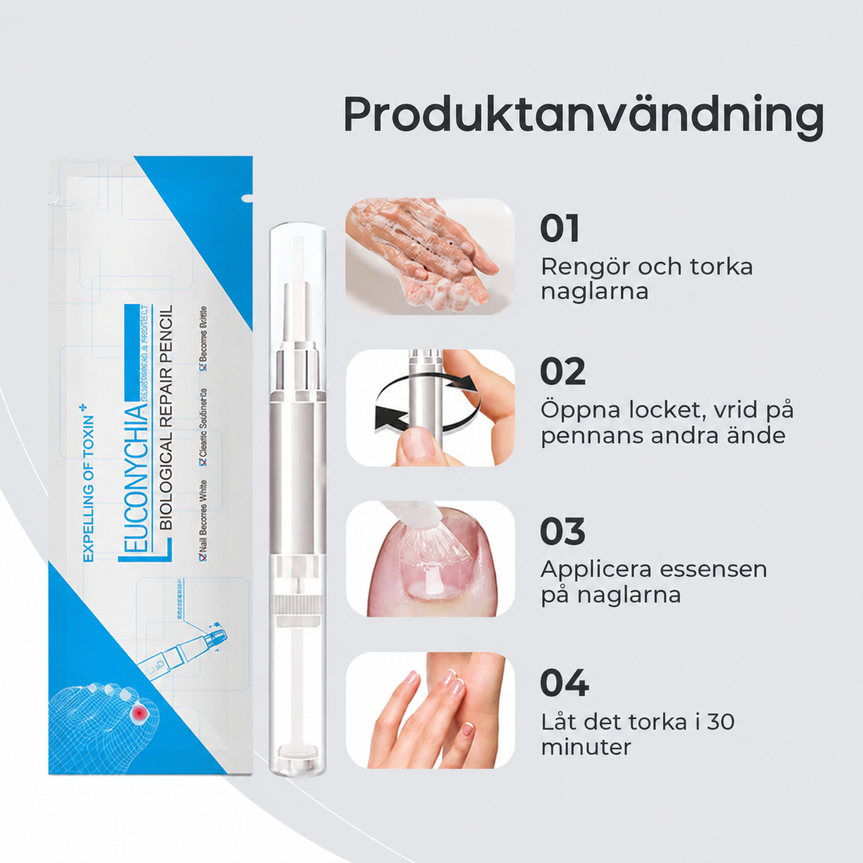 Penna för svampbehandling