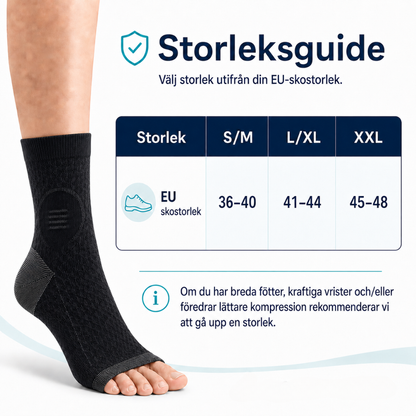 CalmySocks - Effektivt stöd mot fotsmärta