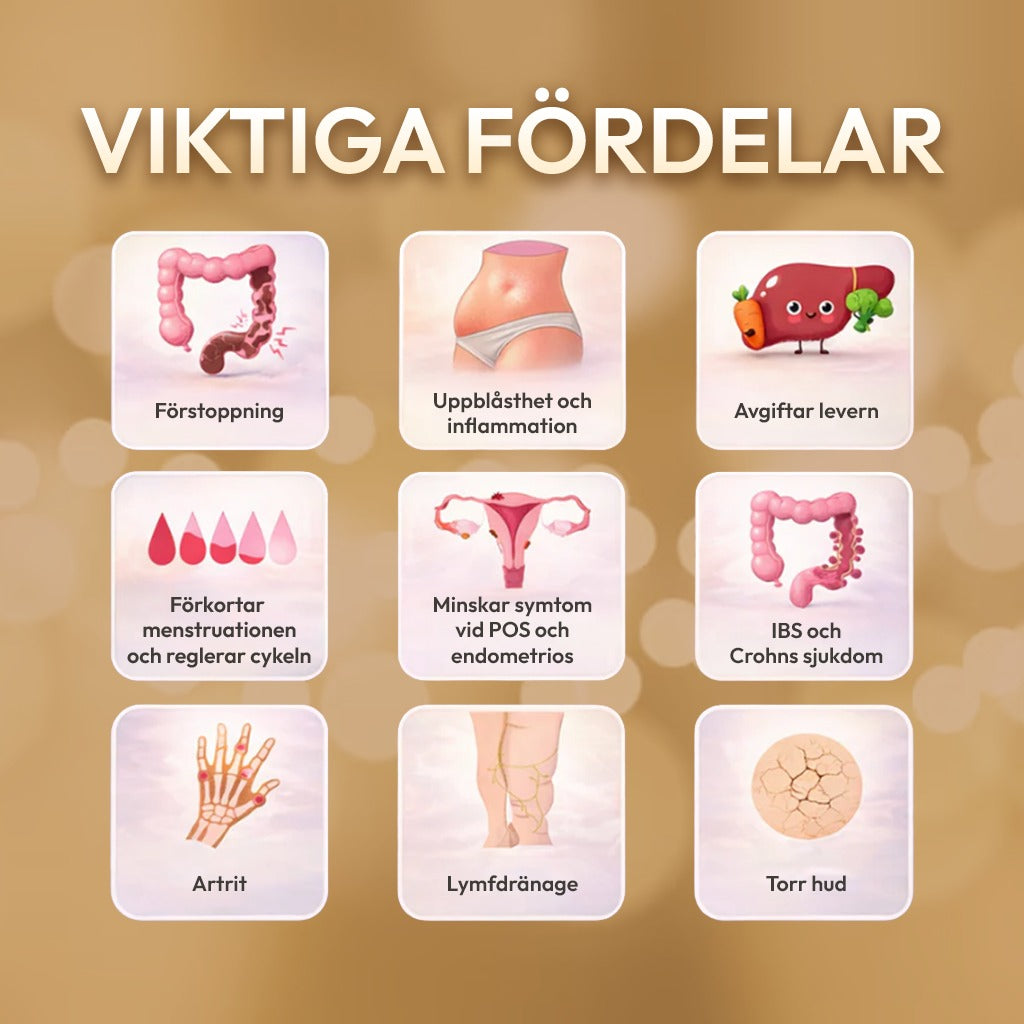 100% Ekologisk Ricinolja med Rosenkvartsroller