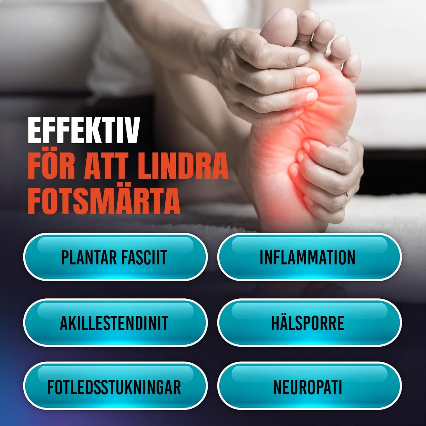 NeuroSocks - Effektivt stöd mot fotsmärta